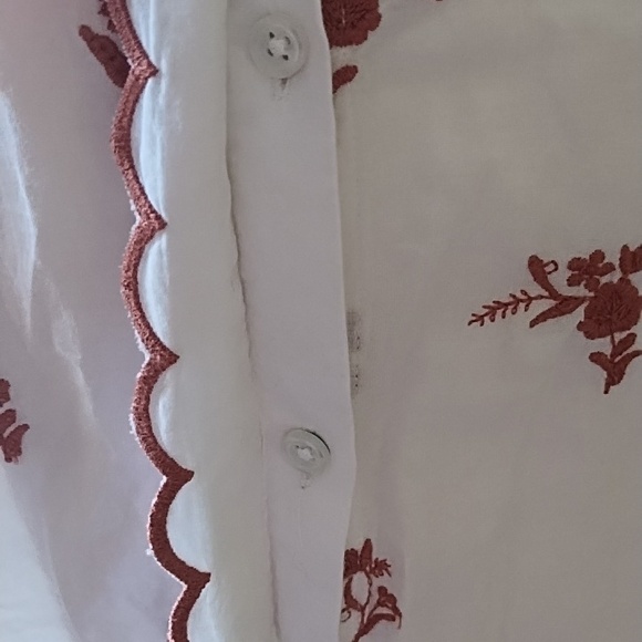 Talbots button front blouse L - Picture 4 of 7